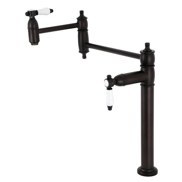 Kingston Brass Deck Mount Pot Filler, Oil Rubbed Bronze KS3705BPL - main